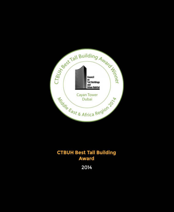 CTBUH Best Tall Building Award - Cayan Group